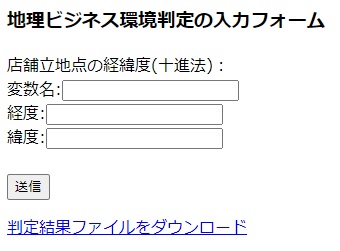 地理ビジネス環境の種類